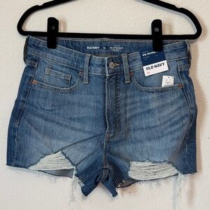 Old Navy Women's Distressed Blue Jean Shorts